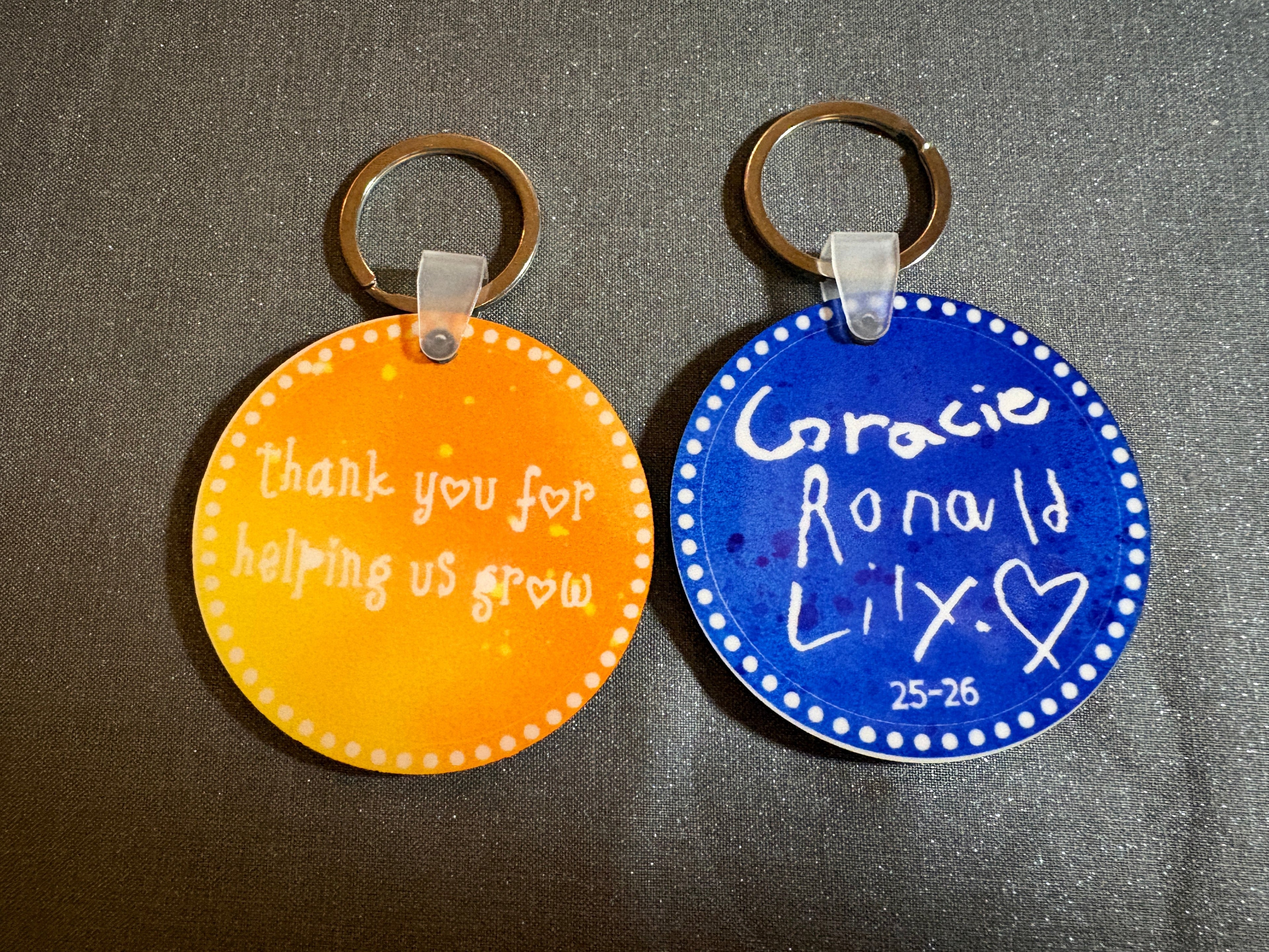 Wooden keychain